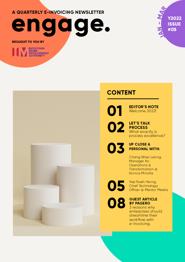 ENGAGE – A Quarterly E-Invoicing Newsletter by IMDA: Y2022 ISSUE #05